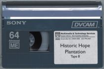 Historic Hope Plantation tape 8
